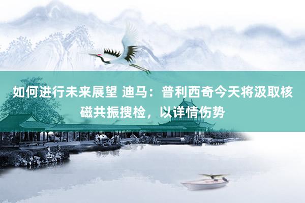 如何进行未来展望 迪马：普利西奇今天将汲取核磁共振搜检，以详情伤势