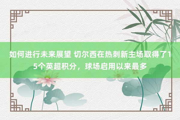 如何进行未来展望 切尔西在热刺新主场取得了15个英超积分，球场启用以来最多