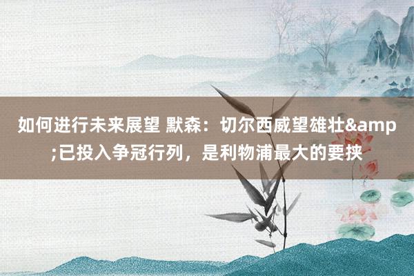 如何进行未来展望 默森：切尔西威望雄壮&已投入争冠行列，是利物浦最大的要挟